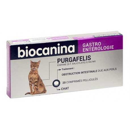 Purgafelis Biocanina 20 comprimés