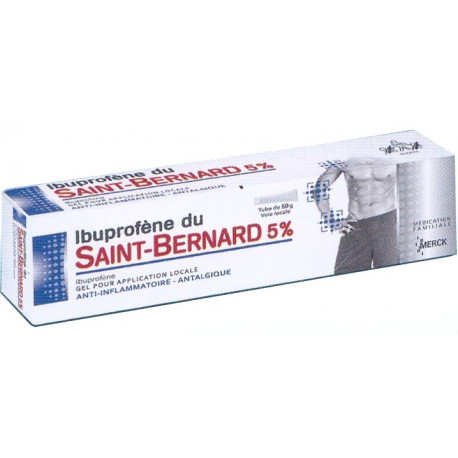 Gel Ibuprofene Du Saint Bernard 5 Tube De 50 G Merck