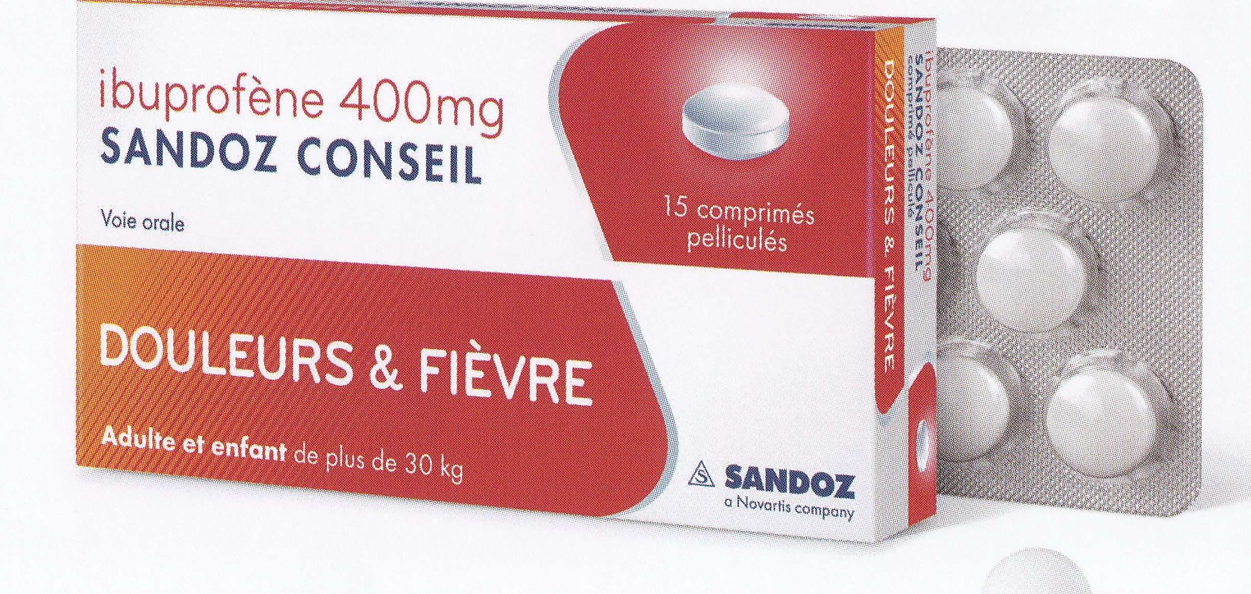 Ibuprofene 400 Mg Boite De 15 Comprimes Sandoz Conseil
