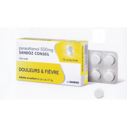 Paracetamol 500 mg comprimés SANDOZ Conseil