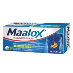 Maalox Comprimés à croquer Goût Menthe