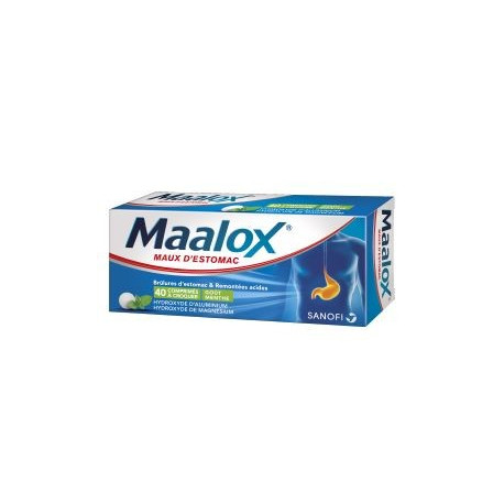 Maalox Comprimés à croquer Goût Menthe