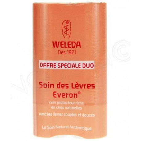 EVERON  Soin des Lèvres Stick Duo WELEDA