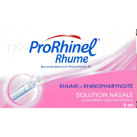 ProRhinel Rhume solution nasale unidoses