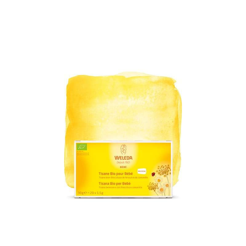 Tisane Bio Pour Bebe A Base De Fenouil Et De Camomille Weleda