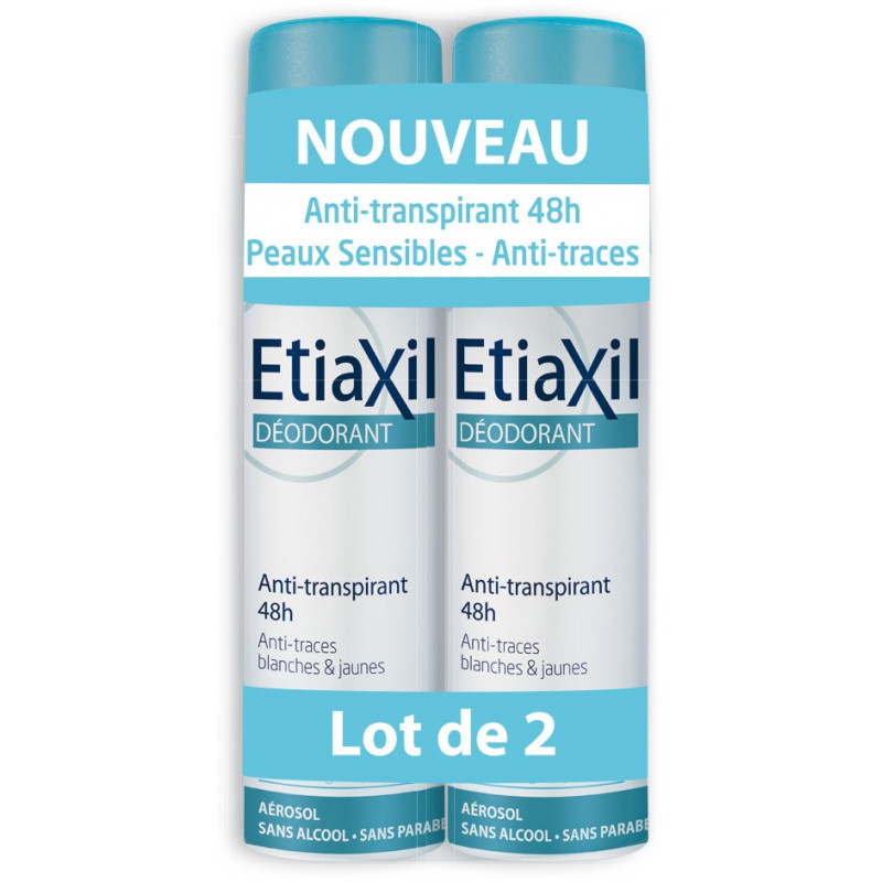 Etiaxil déodorant antitranspirant 48 H usage quotidien pour peaux