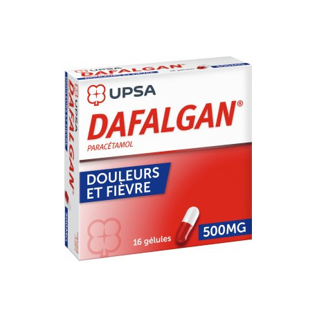 Dafalgan 500mg 16 gelules