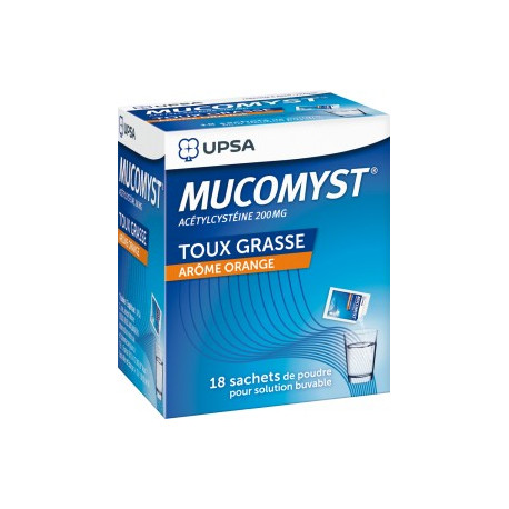 MUCOMYST 200 mg poudre 18 sachets 