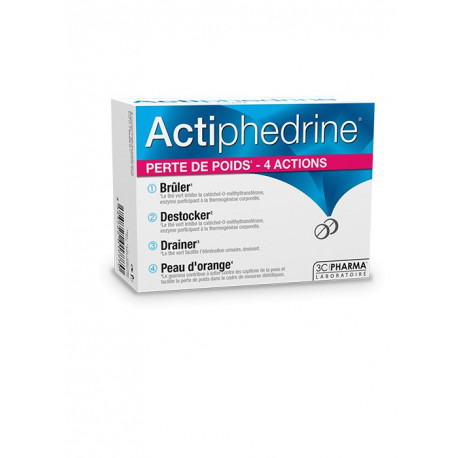 Actiphédrine 60 comprimés 3CPHARMA