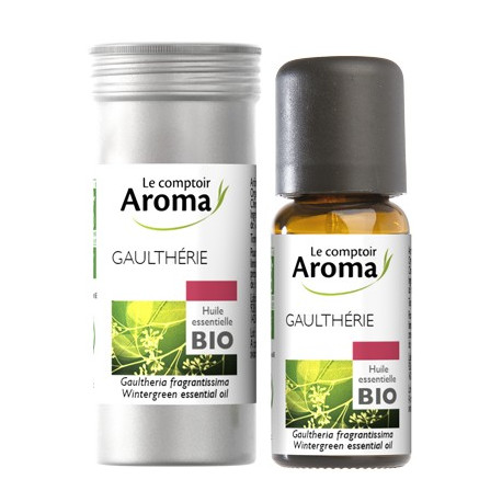 Gaulthérie huile essentielle bio 10ml, douleurs inflammatoires, articulaires