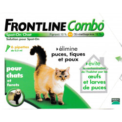 Frontline combo pipettes pour chats et furets