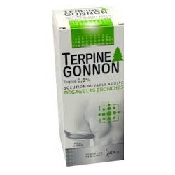 Terpine Gonnon sirop antitussif toux grasse 200ml