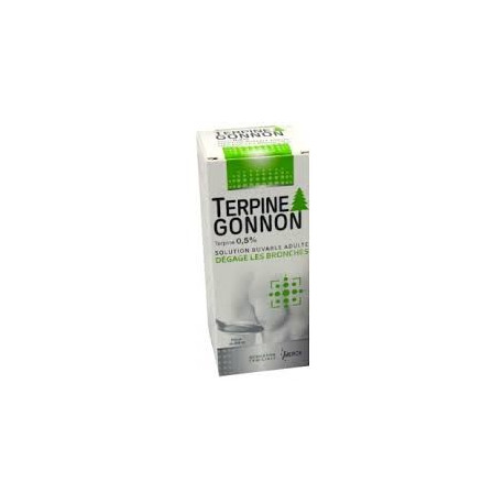 Terpine Gonnon sirop antitussif toux grasse 200ml