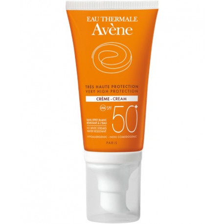 Crème solaire SPF 50+ Avène tube pompe 50 ml