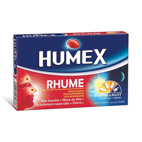 Humex Rhume Jour et Nuit comprimés