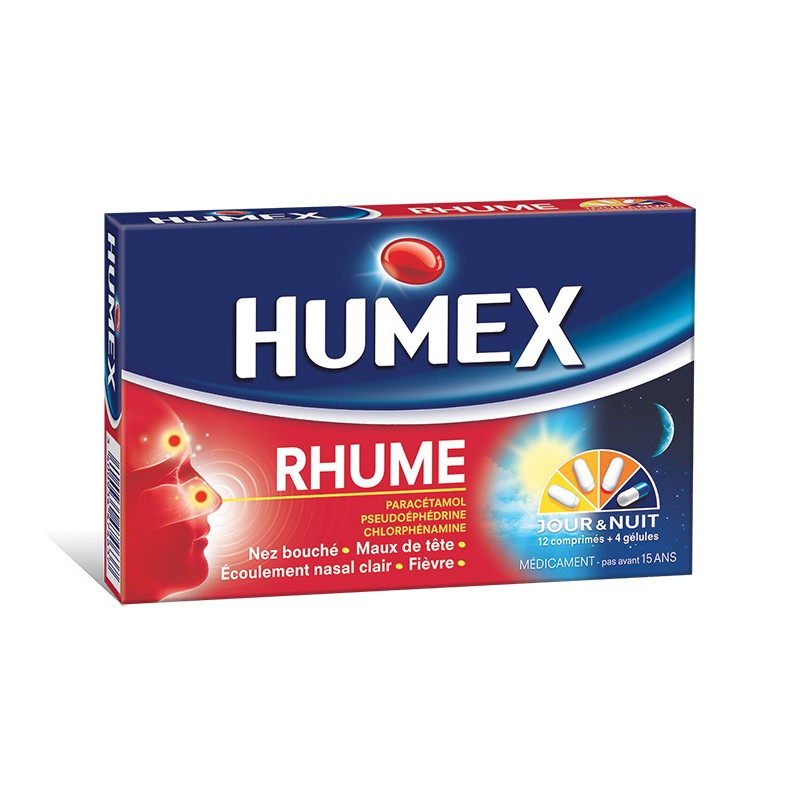 Humex rhume jour nuit est un médicament qui agit contre Humex rhume jour nuit est un médicament qui agit contre