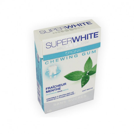 SUPERWHITE Original Chewing gum sans sucre