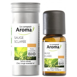 Sauge sclarée Huile Essentielle Bio 5 ml Le Comptoir Aroma