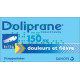 Doliprane 150 mg 10 suppositoires