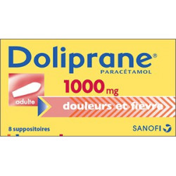 Doliprane 1000 mg suppositoires
