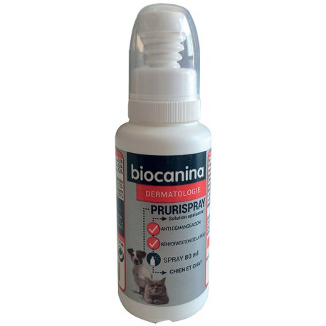 Prurispray calmant anti-démangeaison chiens et chats Biocanina