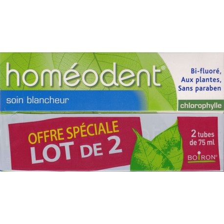 Homéodent  Dentifrice Soin Blancheur Chlorophylle