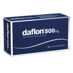 Daflon 500 mg 60 comprimés pelliculés