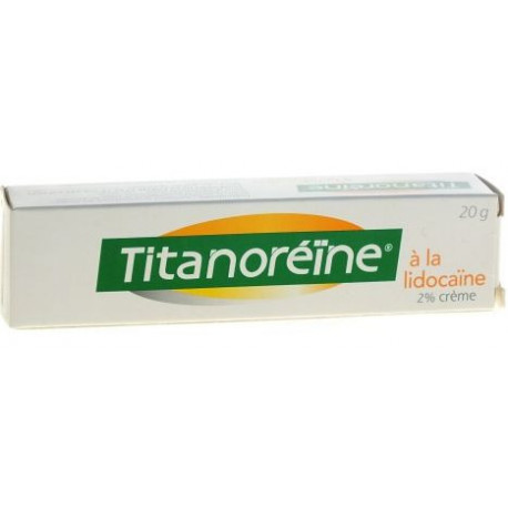 Titanoréïne à la lidocaïne 2% crème