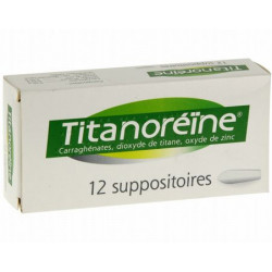 Titanoréïne suppositoires
