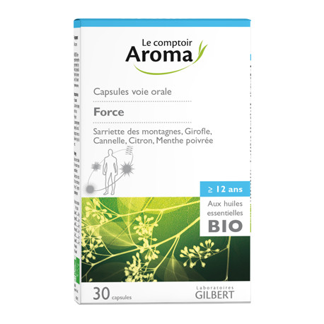 Capsules Force aux huiles essentielles bio Comptoir Aroma