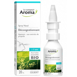 Spray nasal aux huiles essentielles Bio décongestionnant Comptoir Aroma