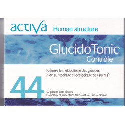 Activa 44 Glucidotonic Controle 60 gelules