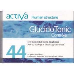 Activa 44  Glucidotonic Controle 60 gelules