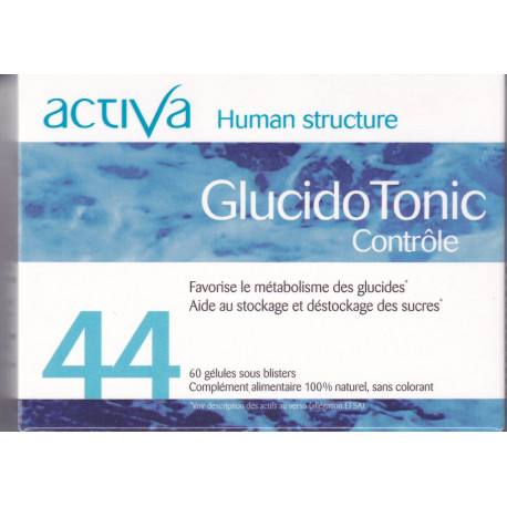 Activa 44  Glucidotonic Controle 60 gelules