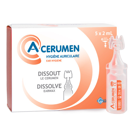 A-cerumen hygiène des oreilles solution en unidoses