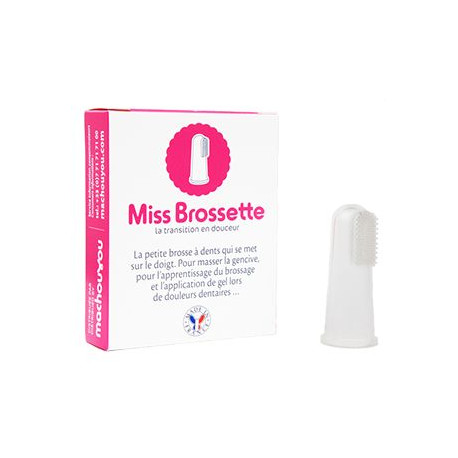 Miss Brossette doigtier brosse à dent