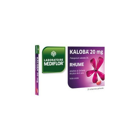 Kaloba 20mg Rhume 21 comprimés Mediflor