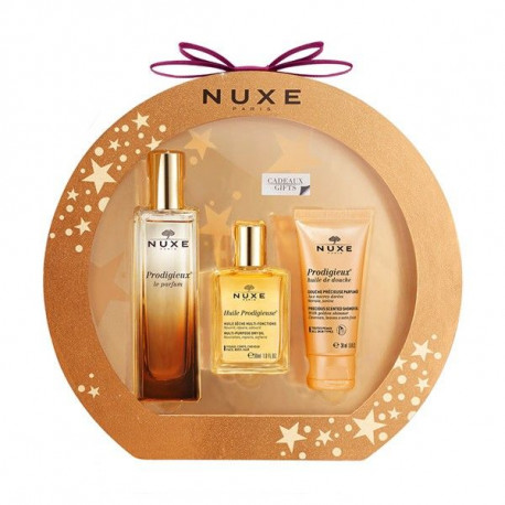 Nuxe Coffret cadeau Les 3 Prodigieux : Huile Prodigieuse