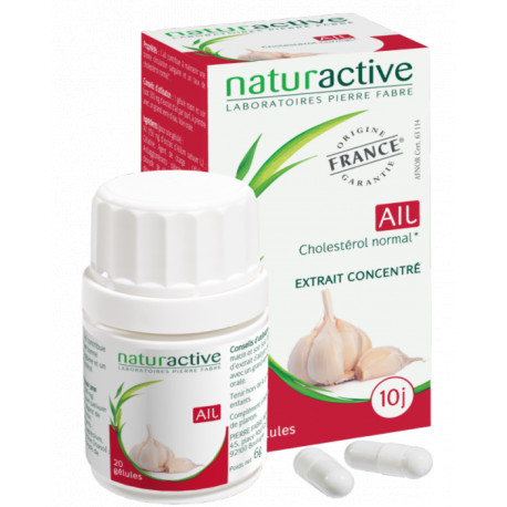 Ail 20 Gélules Naturactive 10 jours