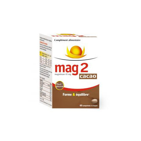 Mag 2 cacao comprimés à croquer