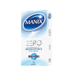 MANIX Zéro imperceptible 12 préservatifs