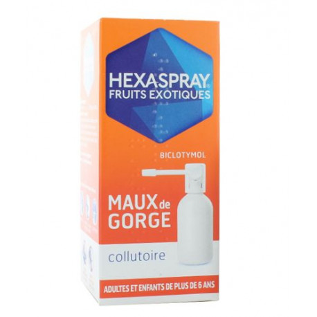 Hexaspray collutoire aux fruits exotiques