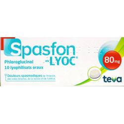 Spasfon Lyoc 80 mg comprimés boite de 10
