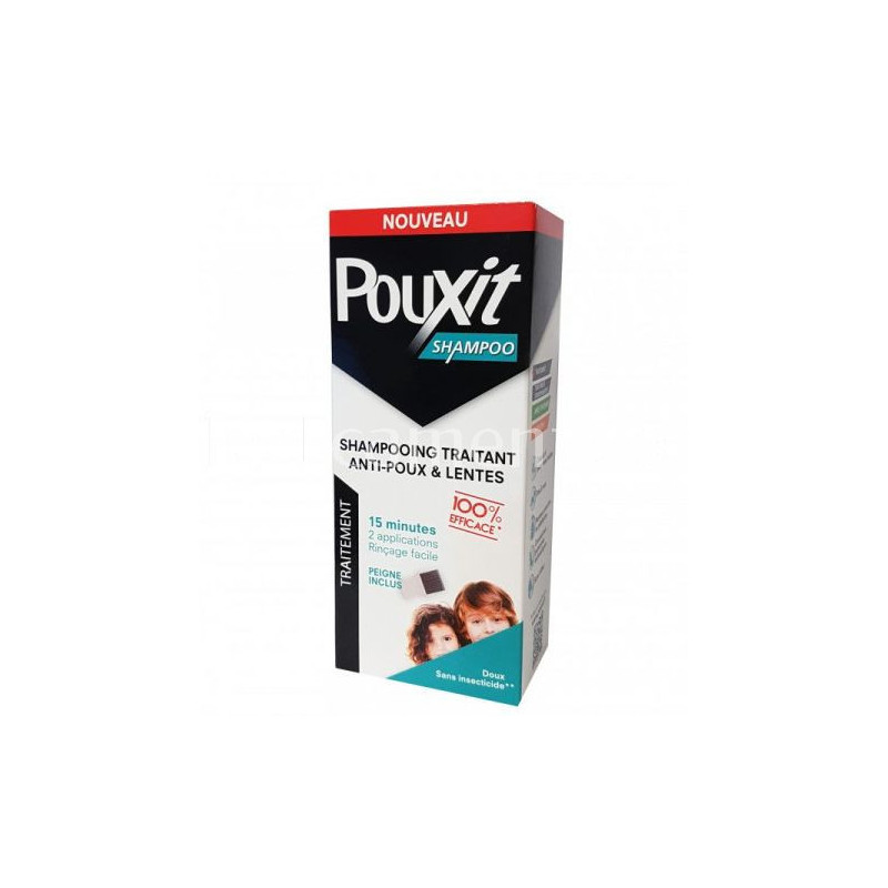 Peigne Pouxit - Produit anti poux et les lentes sur les cheveux