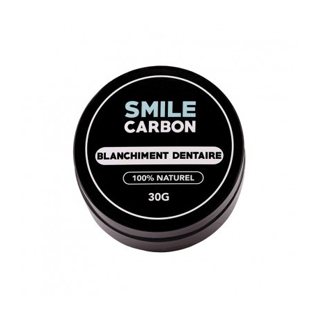 Smile Carbon blanchiment dentaire 100% naturel 30g