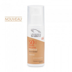 Crème solaire VisageTeintée  certifiée Bio 50 ml Laboratoires de Biarritz