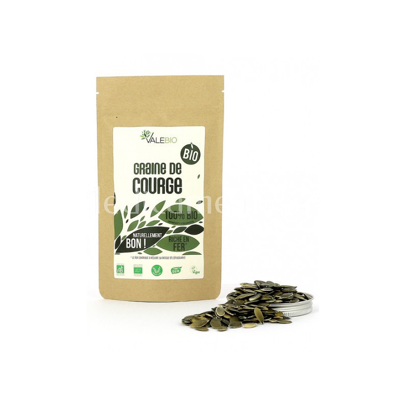Graines De Courge Bio 200g - Riches En Protéines & Fibres - Snack Sain, Pour Salades Et Pains