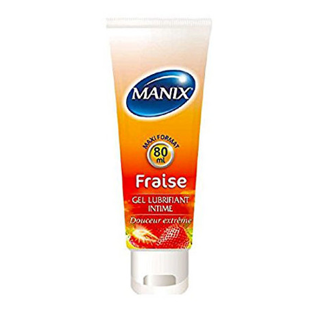 Gel Lubrifiant 80 ml  Fraise MANIX