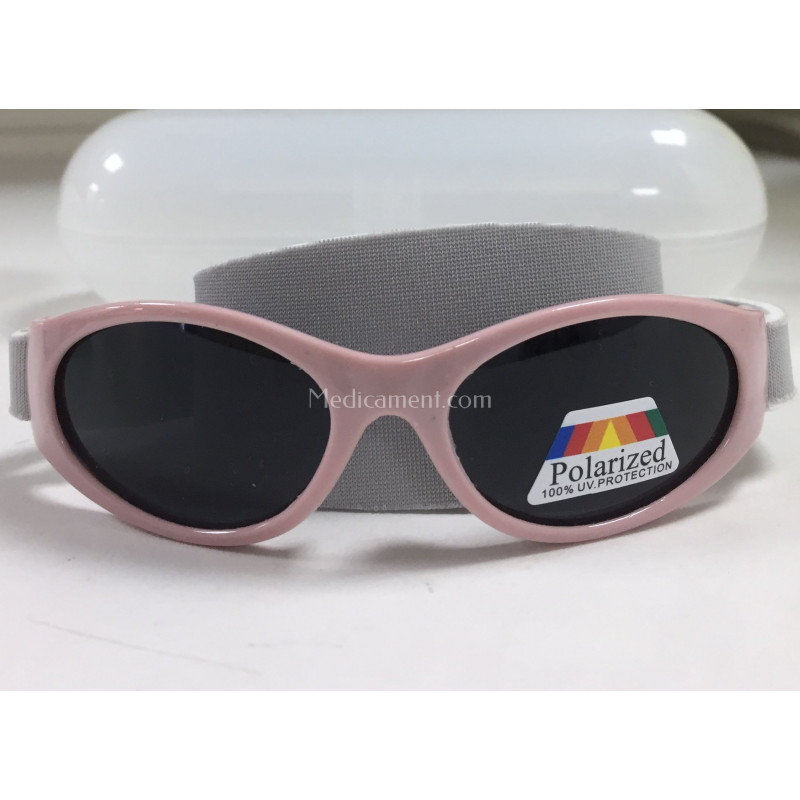 Lunette De Soleil Bandeau Bebe 0 A 1 An Modele Rose Ou Bleu