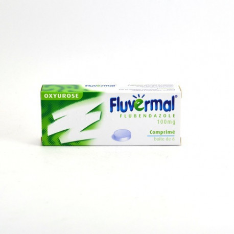 Fluvermal 100 mg par 6 comprimés